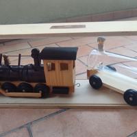 trenino porta grappa vintage da collezione 