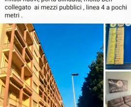 In un bel attico , in camera doppia condivisa