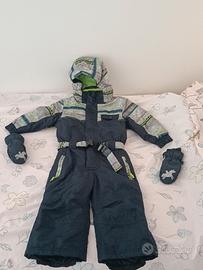 tuta sci bimbi 2/3 anni