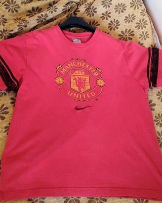 T-shirt Manchester united allenamento 08/09, Tg L 