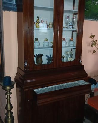 vetrinetta in mogano inglese