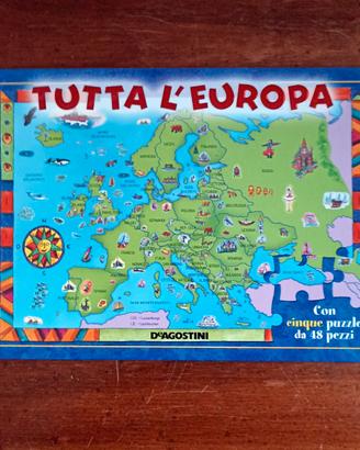 PUZZLE LIBRO «TUTTA L'EUROPA»