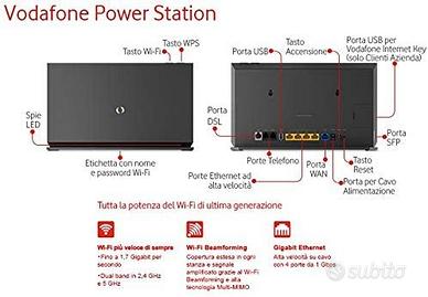 Vodafone POWER STATION - Modem Router WI-FI