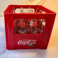 Cassetta, contenitore Coca-Cola con bo