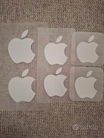 6 adesivi Apple originali nuovi  3 misure diverse