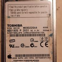 disco rigido SSD Toshiba iPod Classic 80 gb