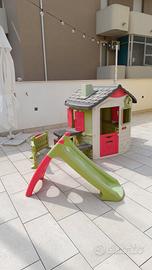 Casetta per bambini Smoby Neo Jura Lodge con scivo