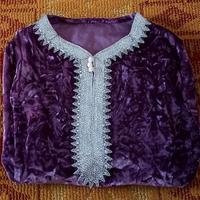 Caftano donna vestito abito abaya islamico velluto