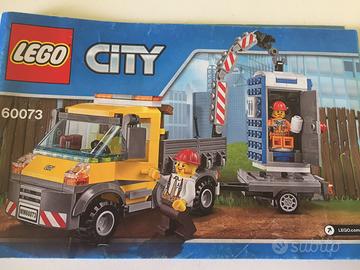 Lego city 60073 camioncino porta bagno wc
