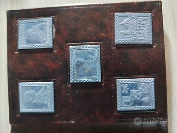 Folder Francobolli 1975 Argento Papa Paolo VI