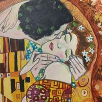 Quadro Klimt dipinto a olio su tela