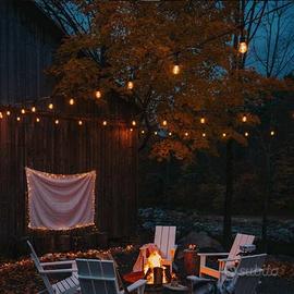 **ZOTOYI Catena Luminosa Esterno 45 m 50 Lampadine