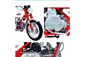 Volantino pubblicita Moto Guzzi Falcone epoca