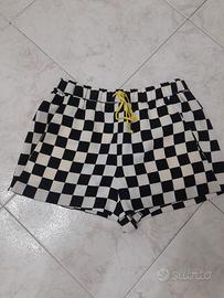 pantaloncini donna zara con elastico in vita 