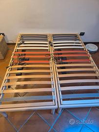 Coppia di Reti singole a doghe motorizzate