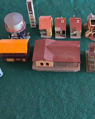 Lotto Casette Plastico Ferroviario H0 Vintage LIMA