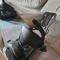Snowboard NITRO Cinema 162W + attacchi rapidi XL