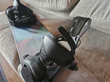 Snowboard NITRO Cinema 162W + attacchi rapidi XL
