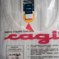 Maglia intima uomo invernale misto lana nuova vint