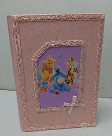 Porta DVD per battesimo  in pelle COLORE ROSA