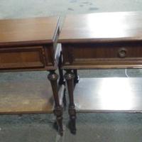 Coppia di comodini noce chiaro 35×60