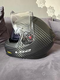 Casco moto carbonio