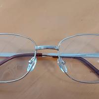 Montatura occhiali nuovi metallo aste a molla