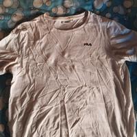 maglietta fila bianca uomo