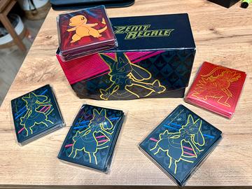 Sleeves sigillate carte pokemon in etb