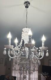 Lampadario con applique