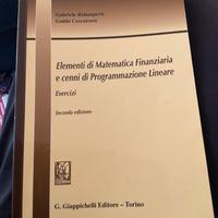Libro Università Elementi di matematica finanziari