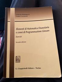 Libro Università Elementi di matematica finanziari