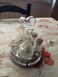 Porta olio, sale, pepe