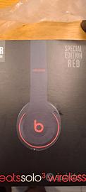 cuffie wireless rosso nero