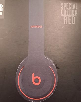 cuffie wireless rosso nero