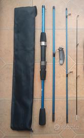 Canna Nuova Spinning Travel Carbonio Guanti Daiwa