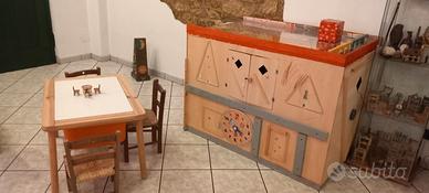 Casetta giochi più tavolino