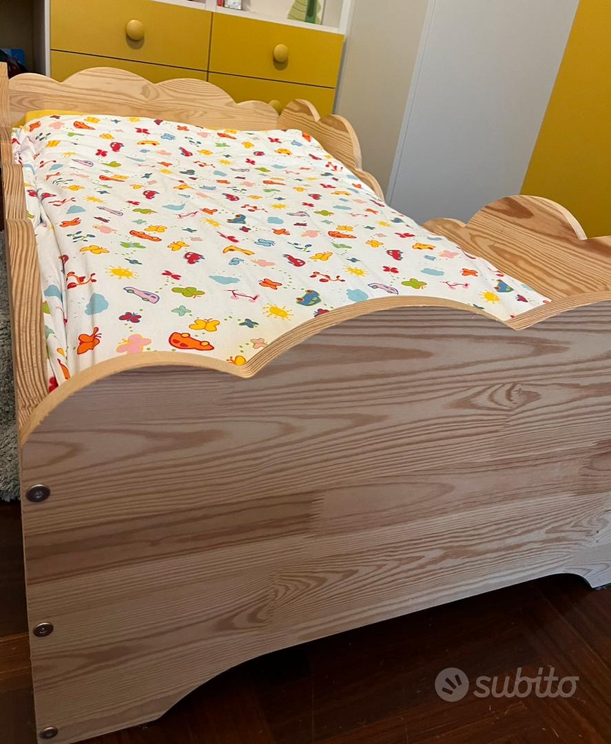 Letto bambini con materasso e rete a doghe. - Arredamento e Casalinghi In  vendita a Roma