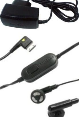 Caricabatterie + Auricolare per Samsung SGH-D880