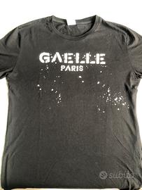 T-shirt nera Gaelle Paris