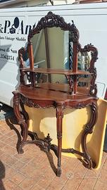 consolle 800 Luigi Filippo con specchiera 