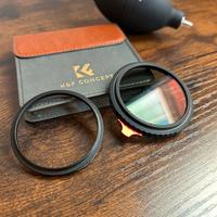 filtro ND K&F 58 mm variabile + adattatore 55 mm