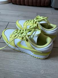 Nike Dunk twist giallo fluo