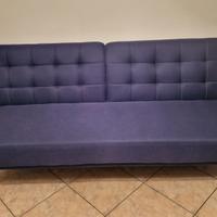 Divano letto Vintage blu Francese