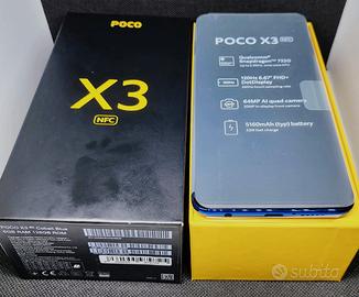 XIAOMI POCO X3 NFC 128GB/6GB PERFETTO NUOVO 