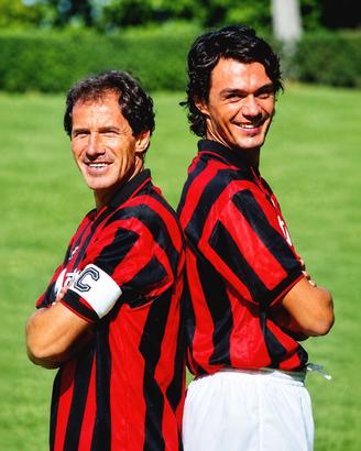 fotografia Milan i 2 grandi capitani del Milan 