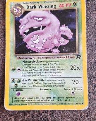 Carta Pokémon Dark Weezing