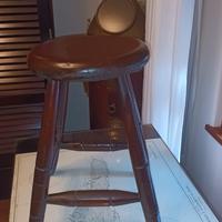 sgabello in mogano marina 