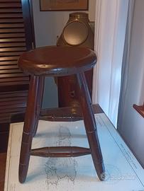 sgabello in mogano marina 