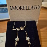 Parure Morellato bracciale orecchini perle